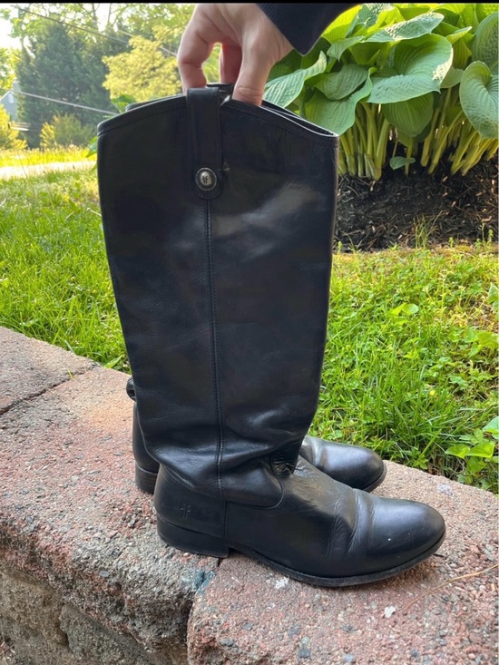 Frye Shoes - Frye Black Leather Women's Pull-On Boots